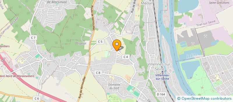 localisation de l'entreprise SCI PHIREME  VILLENNES-SUR-SEINE