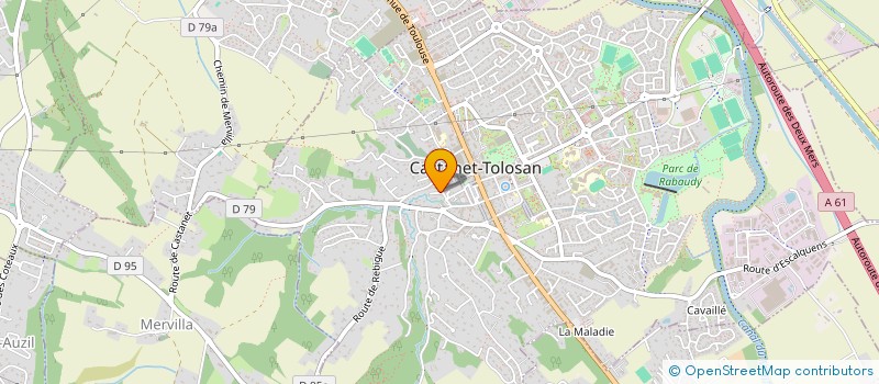 localisation de l'entreprise SCI PHIROQUEN à CASTANET-TOLOSAN