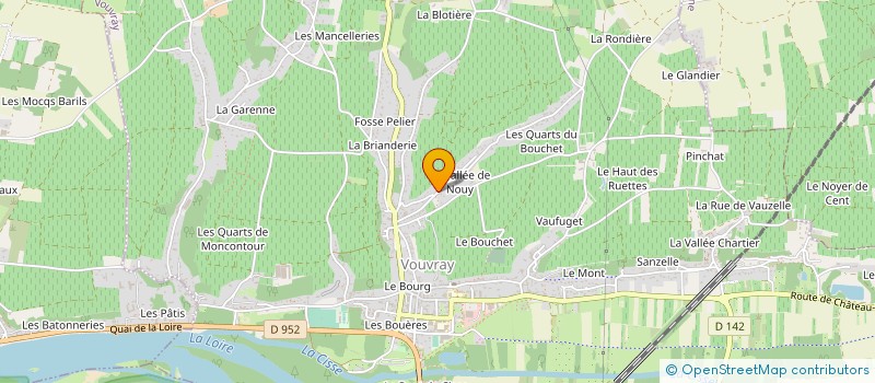 localisation de l'entreprise SCI PHISA à VOUVRAY