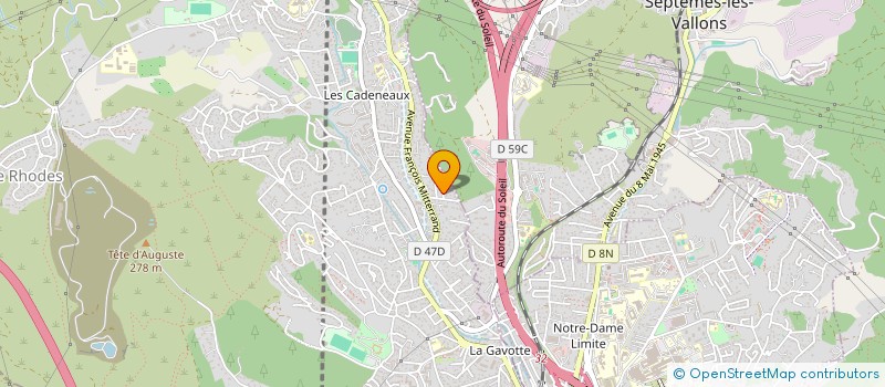 localisation de l'entreprise SCI PHISANGUI à LES PENNES MIRABEAU
