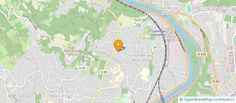 localisation de l'entreprise SCI PHISOA  COLLONGES-AU-MONT-D'OR