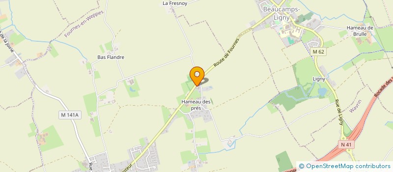 localisation de l'entreprise SCI PHITELE  FOURNES-EN-WEPPES