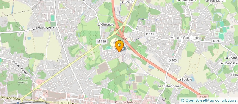 localisation de l'entreprise SCI PHITIPALDI  BASSE-GOULAINE