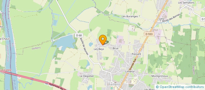 localisation de l'entreprise SCI PHIVALE  FEILLENS