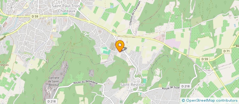 localisation de l'entreprise SCI PHIVIOLINE  SAINT-RESTITUT