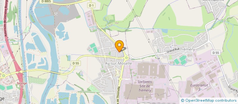 localisation de l'entreprise SCI PHIZALOC  AY-SUR-MOSELLE