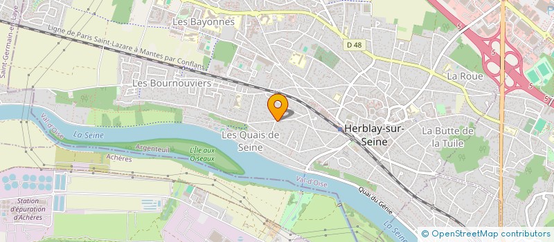 localisation de l'entreprise SCI PHL  HERBLAY-SUR-SEINE