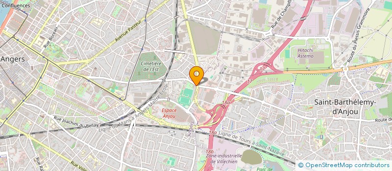 localisation de l'entreprise SCI PHL IMMOBILIER HABITAT à ANGERS
