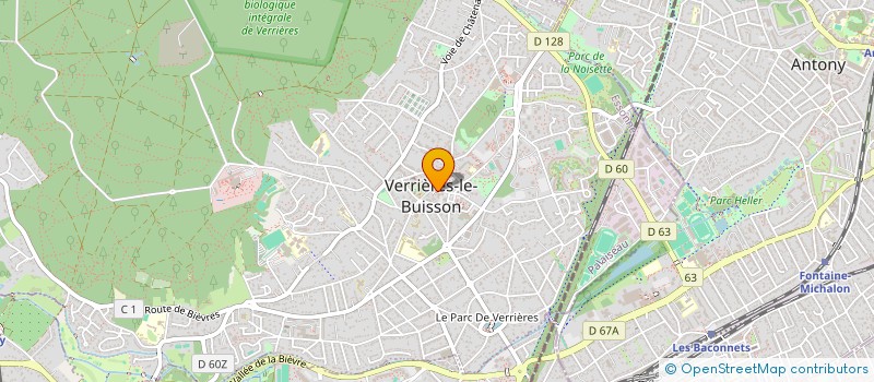 localisation de l'entreprise SCI PHL VLE à VERRIERES-LE-BUISSON