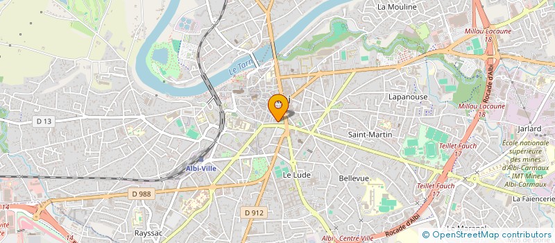 localisation de l'entreprise SCI PHLOMIS à ALBI