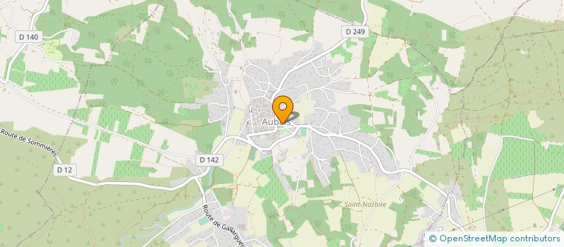 localisation de l'entreprise SCI PHM  AUJARGUES