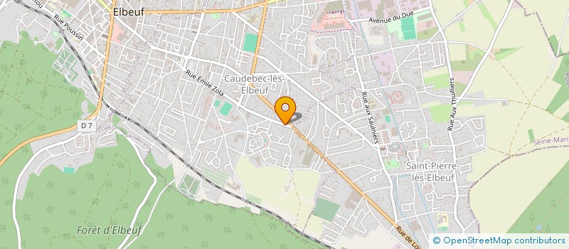 localisation de l'entreprise SCI PHNIX  CAUDEBEC-LES-ELBEUF