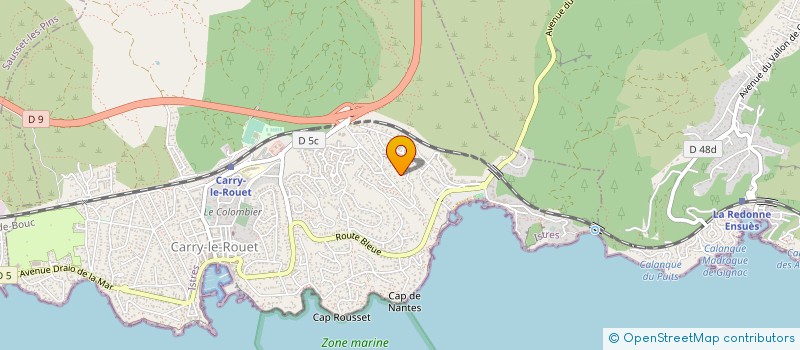 localisation de l'entreprise SCI PHOCEA IMMO  CARRY-LE-ROUET