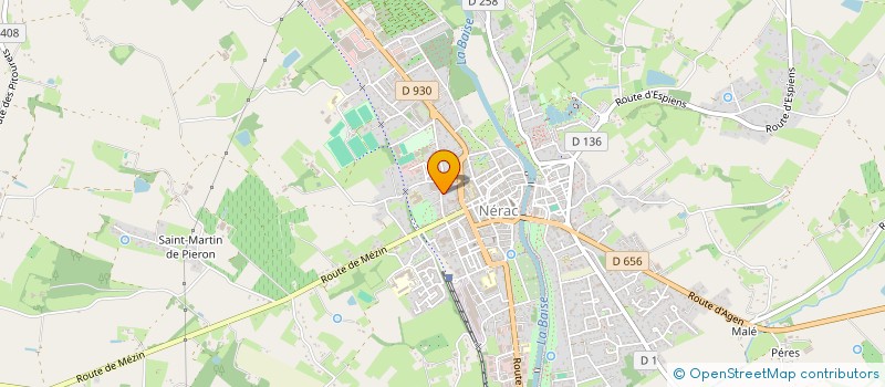 localisation de l'entreprise SCI PHOEBE  NERAC