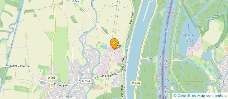 localisation de l'entreprise SCI PHOEBUS  GERSTHEIM