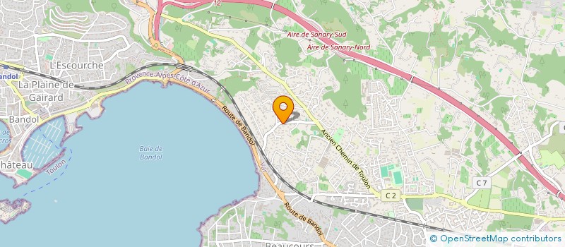 localisation de l'entreprise SCI PHOEBUS à SANARY-SUR-MER