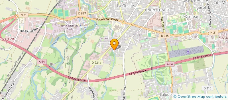 localisation de l'entreprise SCI PHOEBUS IV  ODOS