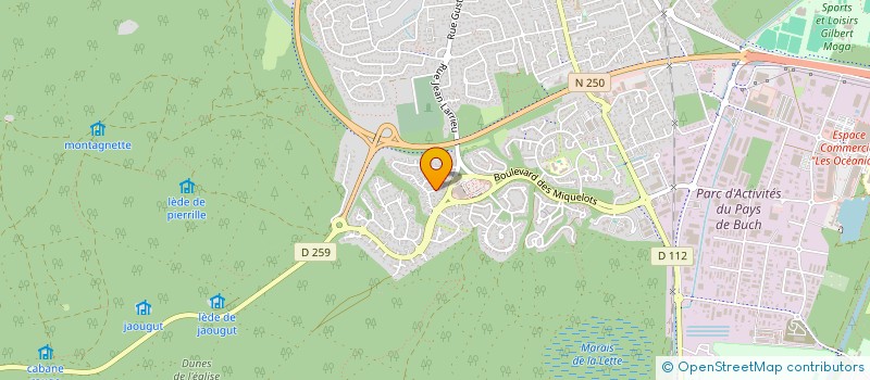 localisation de l'entreprise SCI PHOENICIA à LA TESTE-DE-BUCH