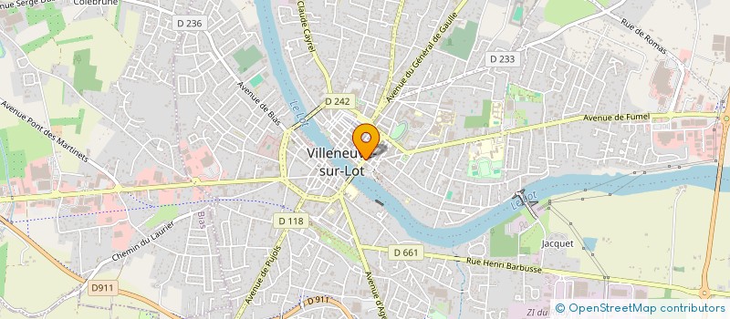 localisation de l'entreprise SCI PHOENIX  VILLENEUVE-SUR-LOT