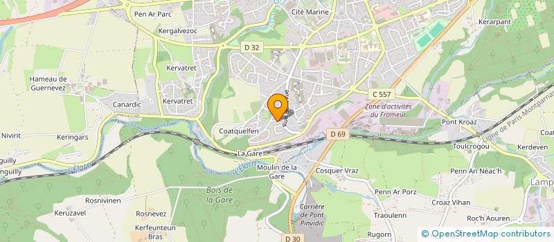 localisation de l'entreprise SCI PHOENIX  PLOUNEVENTER