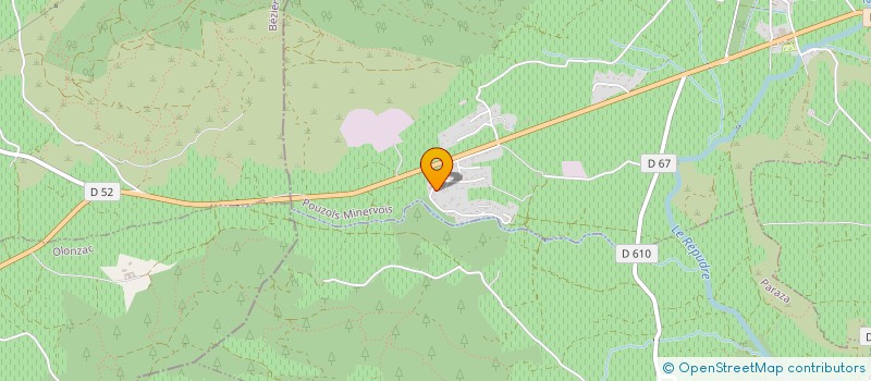 localisation de l'entreprise SCI PHOENIX  POUZOLS-MINERVOIS