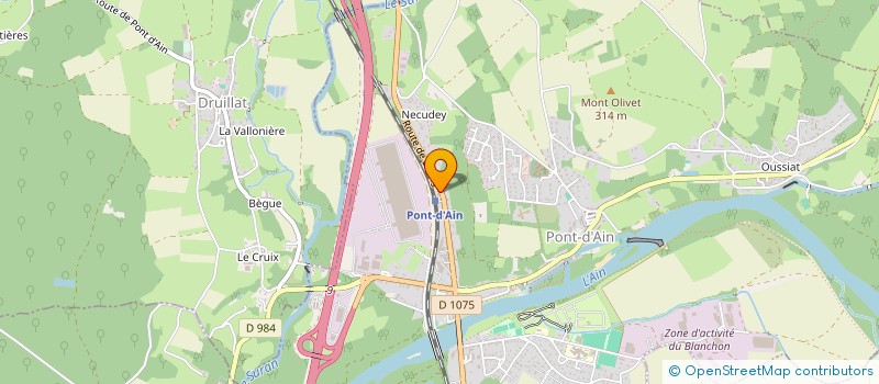 localisation de l'entreprise SCI PHOENIX  PONT-D AIN