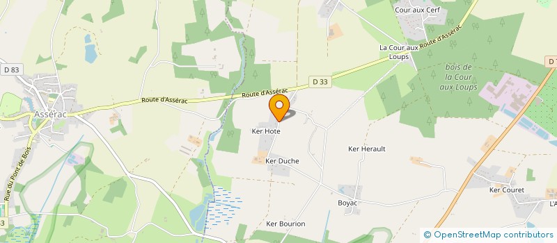 localisation de l'entreprise SCI PHOENIX à HERBIGNAC