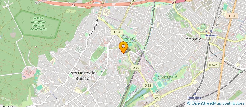 localisation de l'entreprise SCI-PHOENIX à VERRIERES-LE-BUISSON