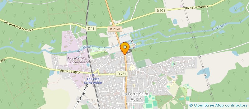 localisation de l'entreprise SCI PHOENIX  LA FERTE-SAINT-AUBIN
