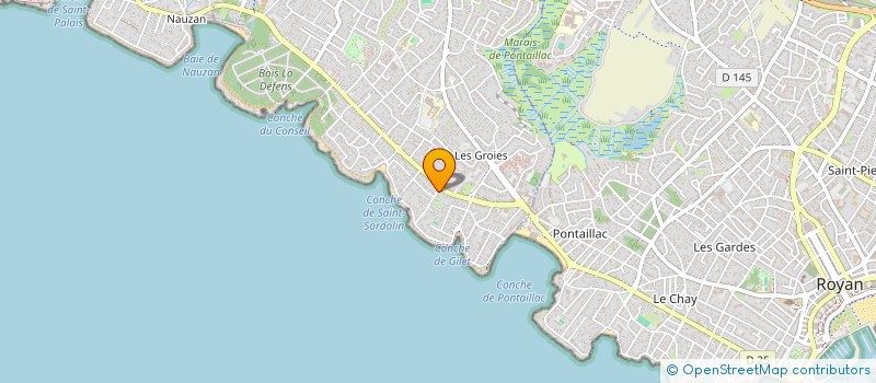 localisation de l'entreprise SCI PHOENIX  VAUX-SUR-MER