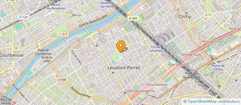 localisation de l'entreprise SCI PHOENIX à LEVALLOIS-PERRET