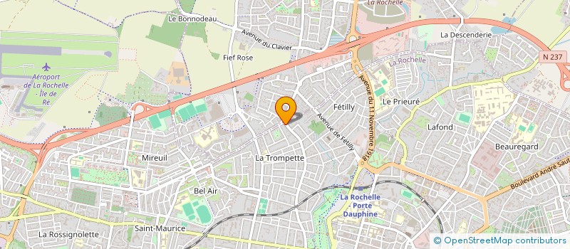 localisation de l'entreprise SCI PHOENIX  LA ROCHELLE