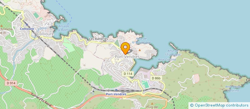 localisation de l'entreprise SCI PHOENIX  PORT-VENDRES