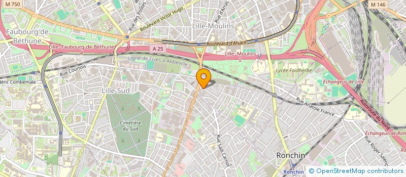 localisation de l'entreprise SCI PHOENIX ARTURO à LILLE