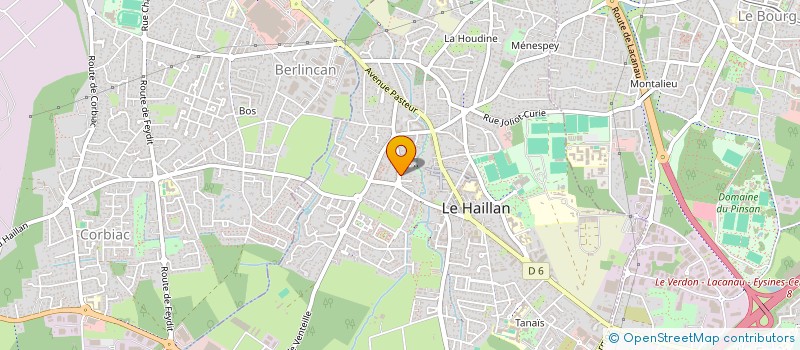 localisation de l'entreprise SCI PHOENIX BORDEAUX  LE HAILLAN