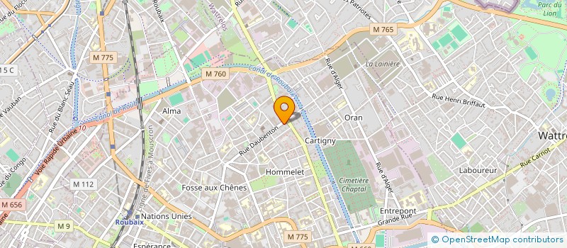 localisation de l'entreprise SCI PHOENIX LY  ROUBAIX