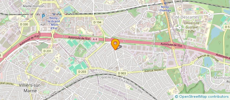 localisation de l'entreprise SCI PHOEUN  NOISY-LE-GRAND
