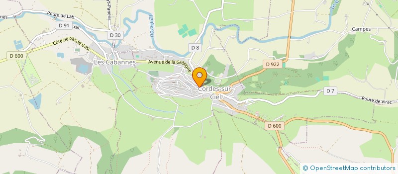 localisation de l'entreprise SCI PHOG  BOURNAZEL