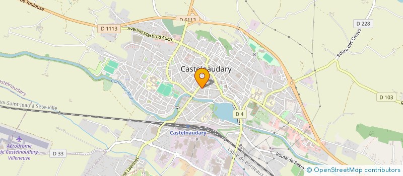 localisation de l'entreprise SCI PHONIEDENT  CASTELNAUDARY