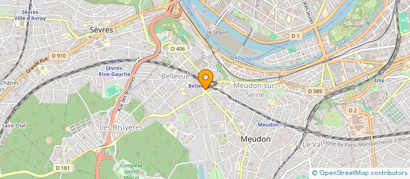 localisation de l'entreprise SCI PHONIMAGES à MEUDON