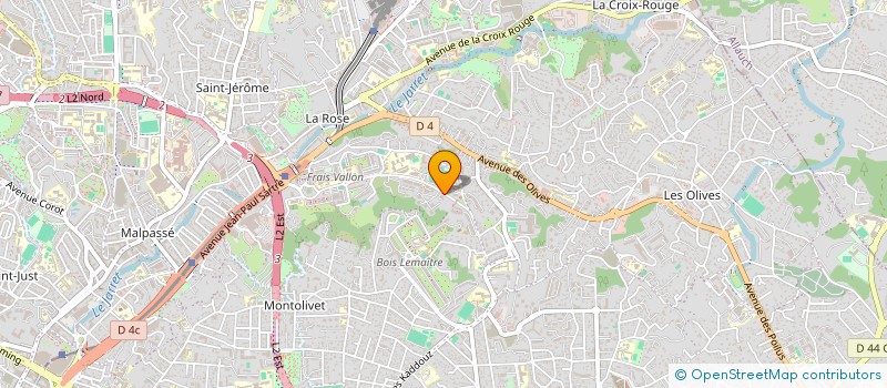 localisation de l'entreprise SCI PHOSPHORUS à MARSEILLE