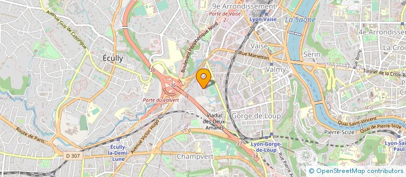 localisation de l'entreprise SCI PHOTPRESS  LYON