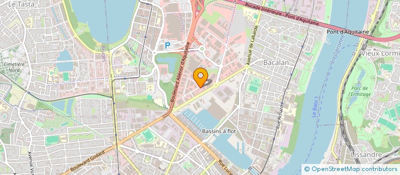 localisation de l'entreprise SCI PHP  BORDEAUX