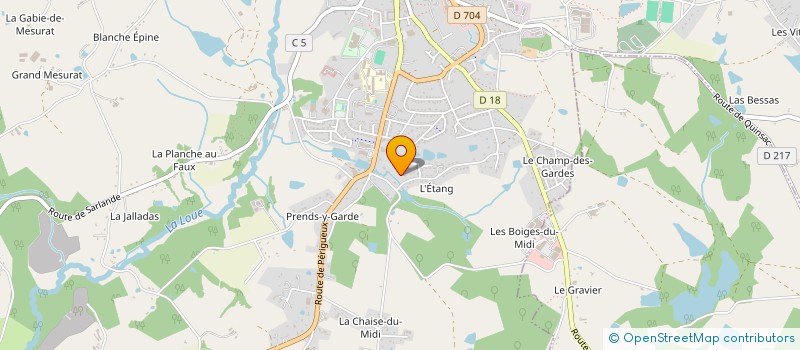 localisation de l'entreprise SCI PHPC  SAINT-YRIEIX-LA-PERCHE