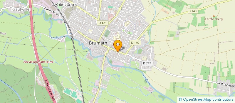 localisation de l'entreprise SCI PHROMMALA  BRUMATH