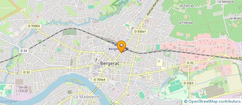 localisation de l'entreprise SCI PHT INVEST à BERGERAC