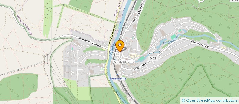 localisation de l'entreprise SCI PHU  NOUZONVILLE