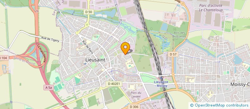 localisation de l'entreprise SCI PHUNG HOUSE  LIEUSAINT