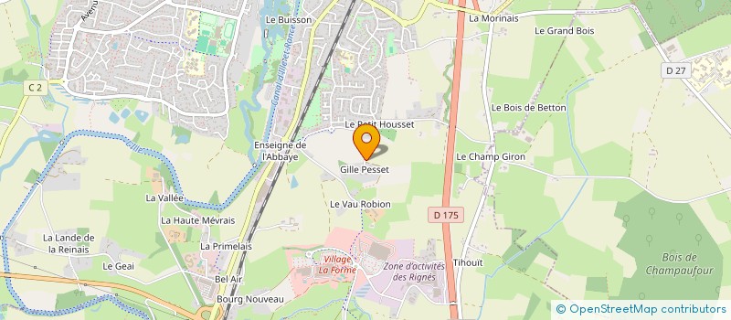 localisation de l'entreprise SCI PHY PAUMELLE  BETTON