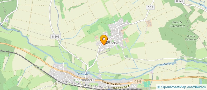 localisation de l'entreprise SCI PHYBELLE & CO  OBERMODERN-ZUTZENDORF